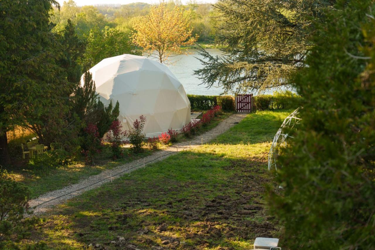 Saint-Dyé-sur-Loire Dome Avec Vue Sur Loire Proche De Chambordヴィラ エクステリア 写真