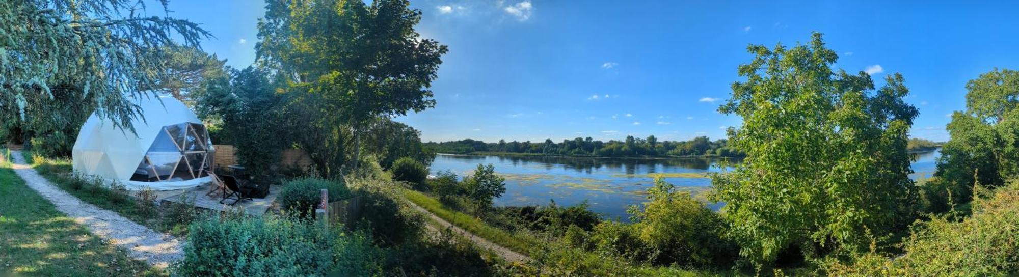 Saint-Dyé-sur-Loire Dome Avec Vue Sur Loire Proche De Chambordヴィラ エクステリア 写真